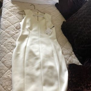 Calvin Klein Cream Midi dress